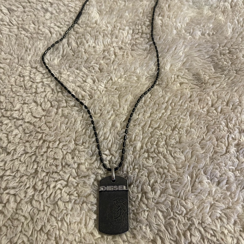Mens diesel necklace